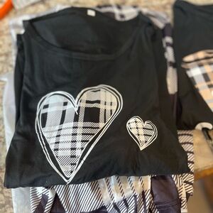 4 pair new Women’s SHEIN pajamas long sleeve